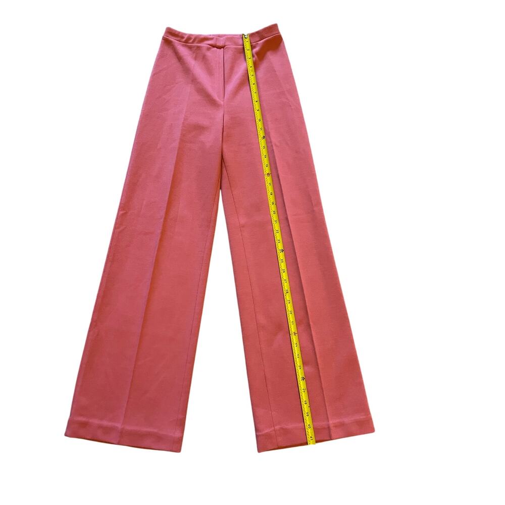 Vintage Womens 2-piece Set Button Shirt Pants Sz Small Classic 80s Travel Office - Picture 3 of 12